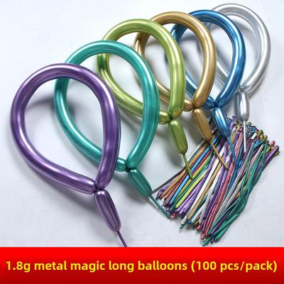 Metallic 260 Magic Balloon 1.8g - Perfekt für Geburtstagsfeierdeko, Ballonmodellage und DIY-Arrangements