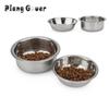 Metal Dog Cat Stainless Steel Pet Bowl Food Drinking Bowl For Small Medium Big Dogs