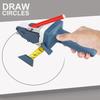 Alloy Material Gypsum Board Cutter All-in-one Hand Tool  Cardboard, Hardie Board, and Ceiling Tiles