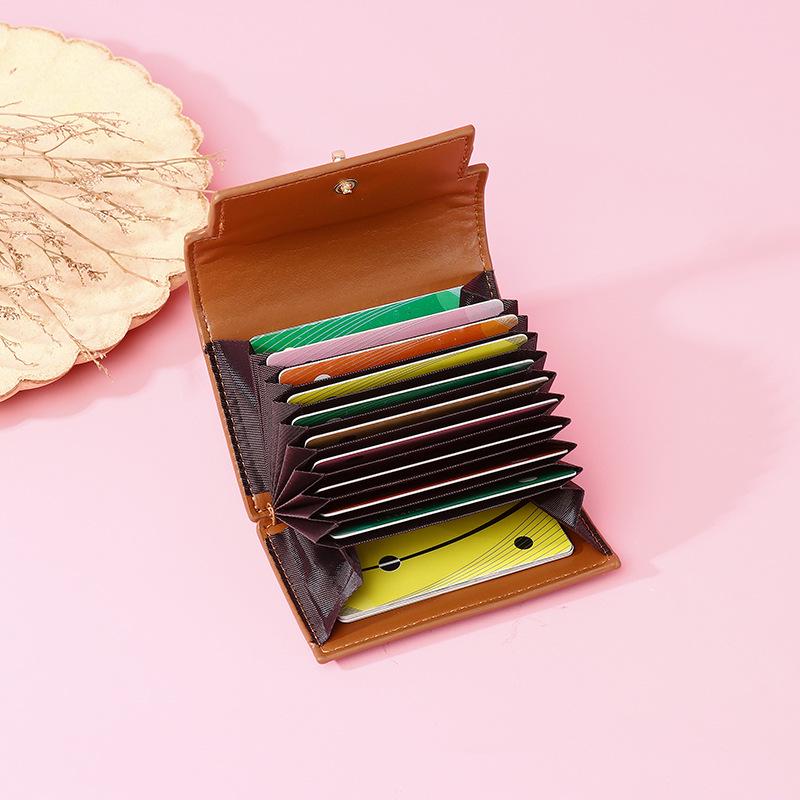 Senlina 2024 Women's Accordion Wallet, Anti-Demagnetization with Multi-Card Slots.