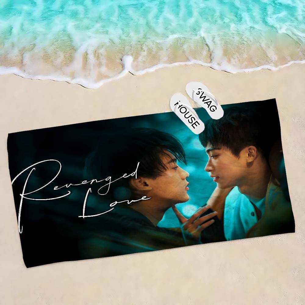 R-Revenged Love Film Mikrofaserdecke Schnell trocknende Strandtücher Übergröße Druck Super saugfähige Poolhandtuchdecke