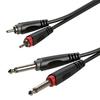 Kabel Audio 2 X Rca / 2 X Jack 6.3Mm Mono 3M Smart Roxtone Sacc150L3