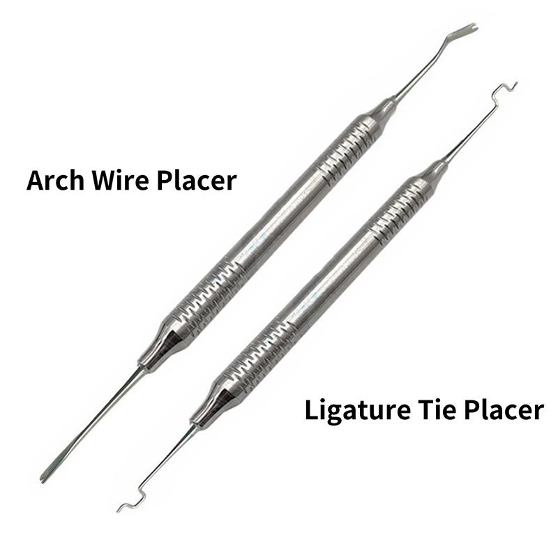 Dental Orthodontic Archwire Placer Tool for Twirl-On Module and Ligation Ring Holder Easy Wire Placement