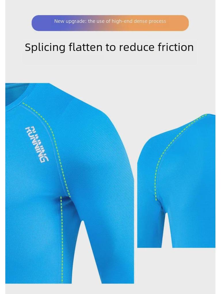 Ultra-Light Long-Sleeve Quick-Dry Running T-Shirt for Marathons