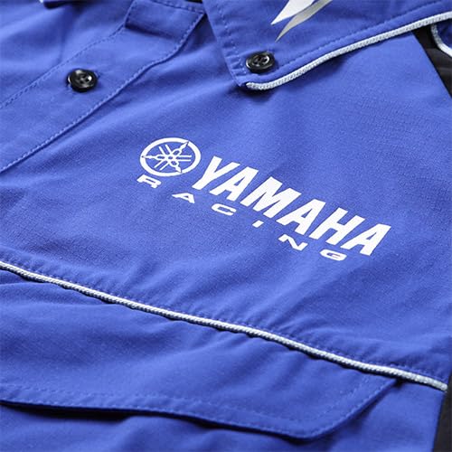 Yamaha Motor (Yamaha) YAMAHA RACING Factory Pit Shirt YR3001 Blue 3L Size 90792-Y1743