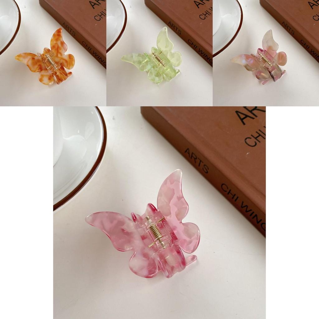 Exquisite Handcrafted Acetate Butterfly Hair Claw Clip In Vibrant Colors For Women