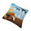 Greylvador Dali  Pillow Cases Greyhound Whippet Lurcher Dog Cushion Covers Novelty Zipper Decorative Pillowcover for Sofa