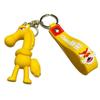 Cute Lucky Horse Keyring Traditional New Year Keyring Funny Animal Car Keychain  Bag Decoration