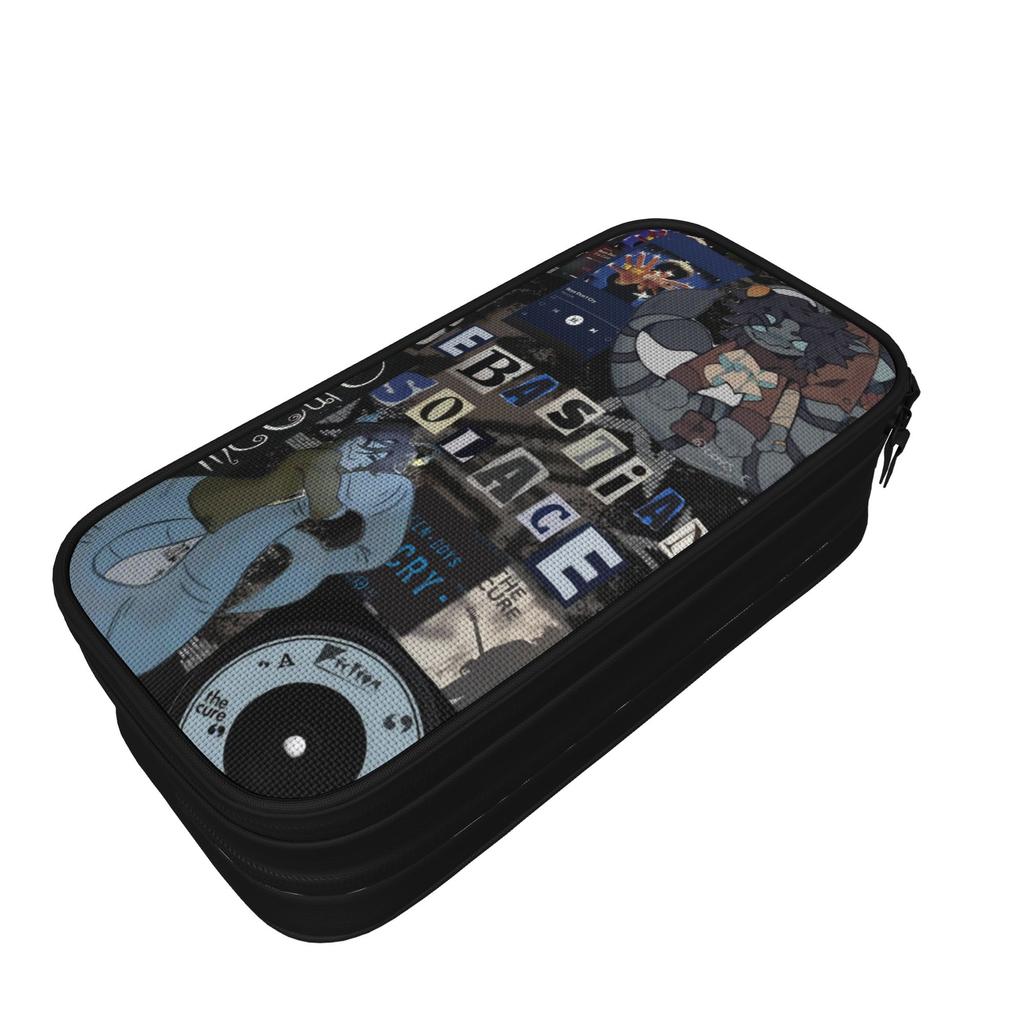 Sebastian Solace Pencil Case Double Layer Large Capacity Kids  Pencil Box Perfect Gifts