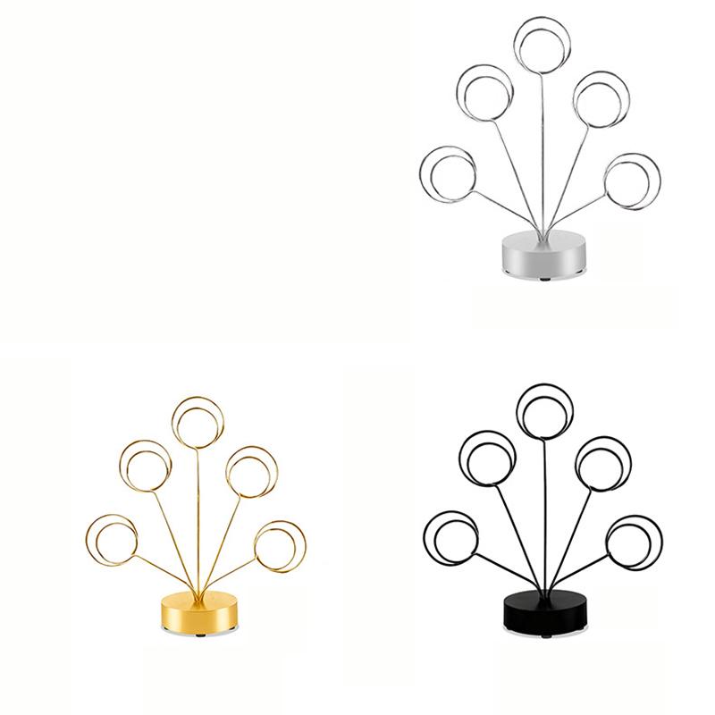 

WTEMPO Heart/Ring Shaped Design Card Holders Party Supplies Home Decorations Festive Ornaments Small Gifts Message Card Holders Business Card Holders 3pcs серебряный