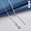 925 Sterling Silver Diamond Necklace Fashionable Wedding Jewelry