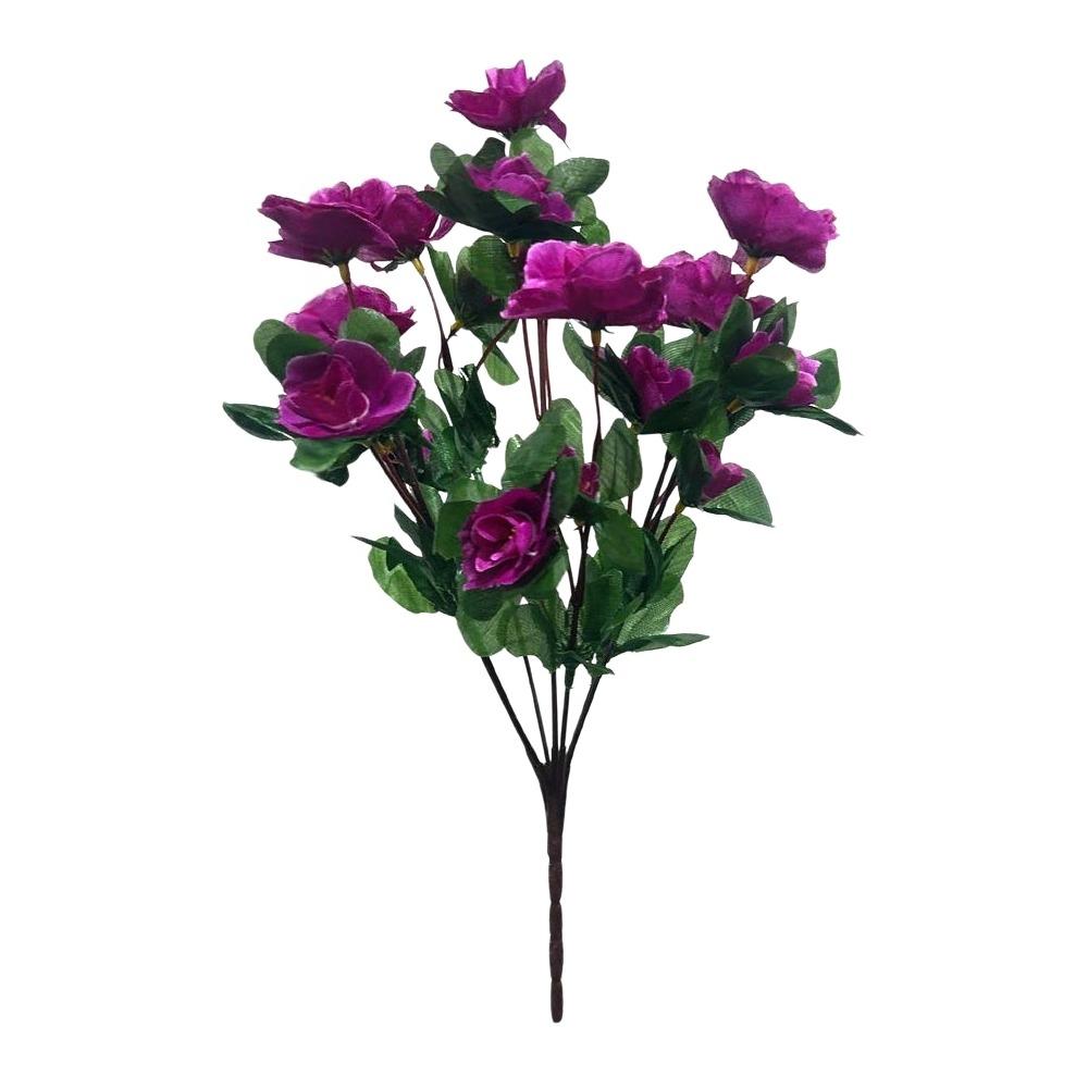 Fake Flowers Artificial Azalea Flowers Branches Simulation Plant Real Touch Simulation Azalea Floral Floral Craft Art Handmade