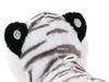 COLORATA White Tiger Plush Mascot (Realistic Wild AnimalWith Chain) Cute Animal Keychain Doll Gift (Twice Tested)