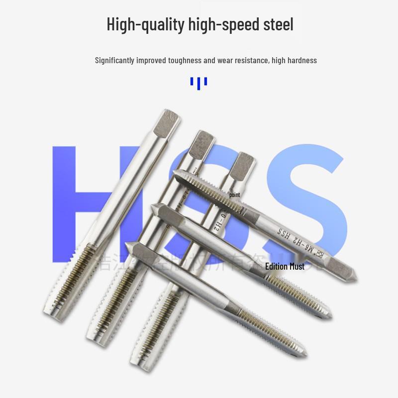 HSS6542 White Straight Flute Machine Tap, Fine/Coarse/Standard Thread, M3-M25 M4*0.7 Standard