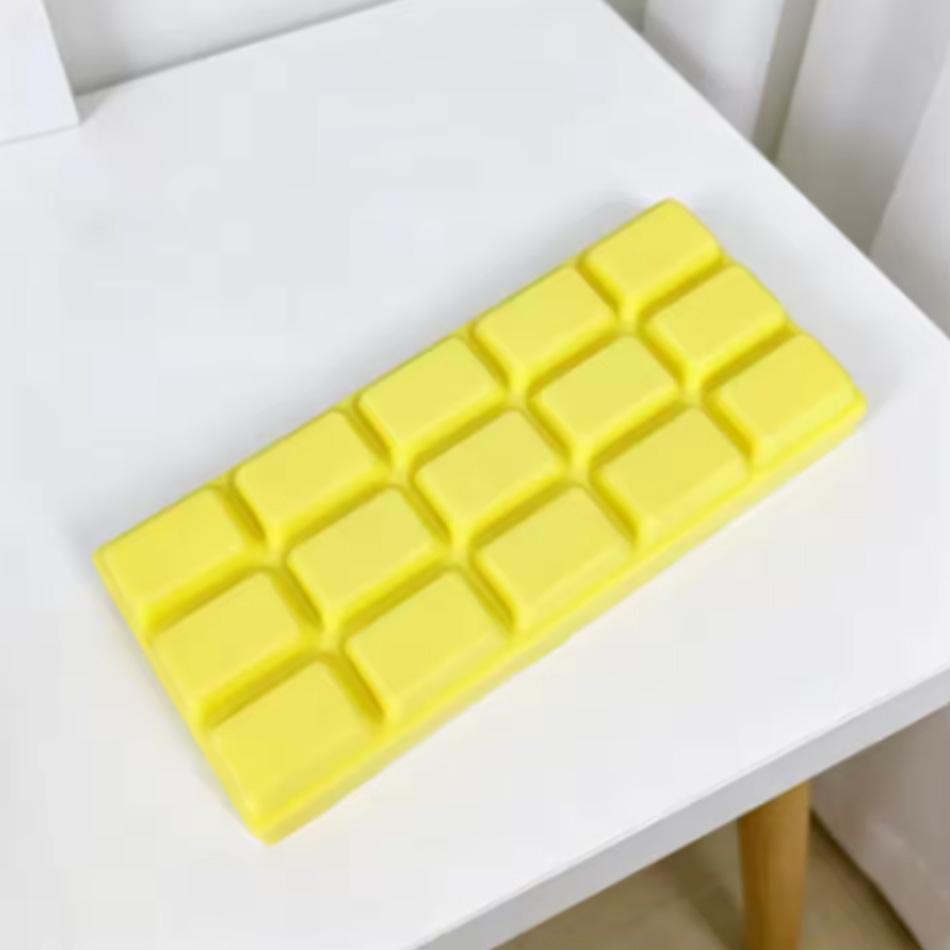 Stressverlichtende Squishy Kaas Decompressie Zachte Boter Zachte Verlichting Knijpbal Gesimuleerde Zachte Chocolade Verlichting Bal Ornament