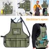 Multifunctional Tool Apron Oxford Cloth Strap Adjustable Heavy Duty Work Apron Waterproof Gardening Work Apron for Woman and Men