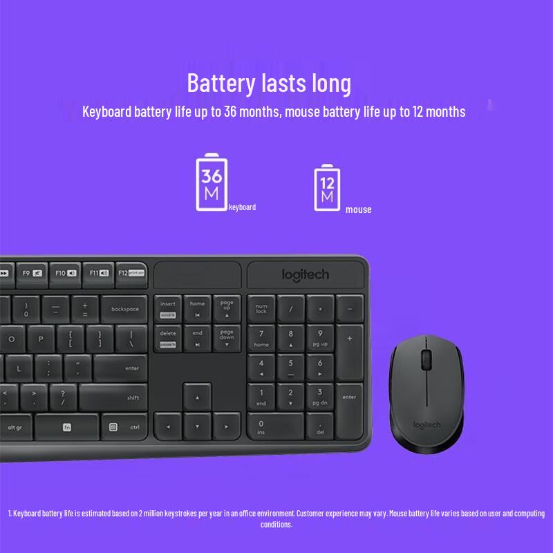 

Logitech MK235 Wireless Keyboard and Mouse Combo