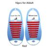 16Pcs No Tie Shoelaces Silicone Shoelaces Elastic Shoe Laces Sneaker Laces Newly