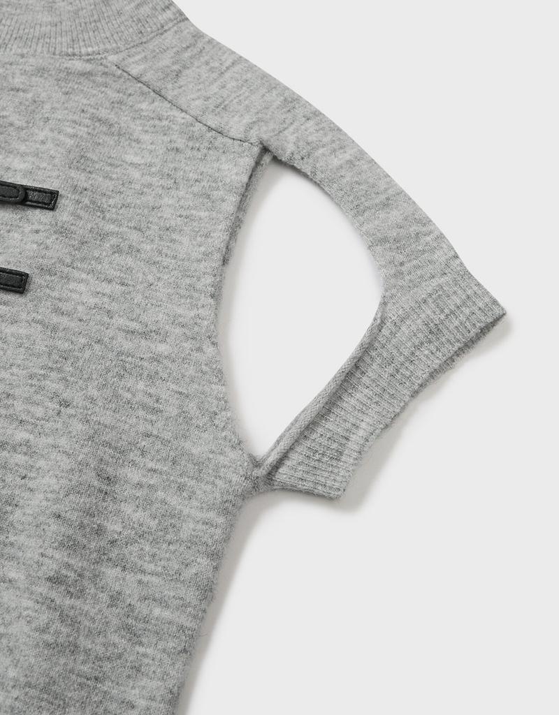 Ememdeobeulyu [Mmw] Cut-Out Belted Hf Knit (Grey)