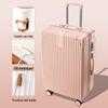 JOURHEY SHI Lightweight Rolling Suitcase with USB Cup Holder