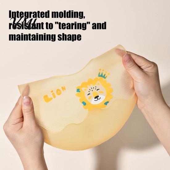 Food Grade Silicone Bibs Baby Bib with Catcher Pocket, Waterproof Lightweight Foldable Babies Feeding Bib, Adjustable for Infant Toddler