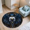 Eagle pattern round rug,Carpet Rug for Living Room Bedroom Playroom ,Non-slip Floor Mat,Holiday Gifts and Birthday Gifts.