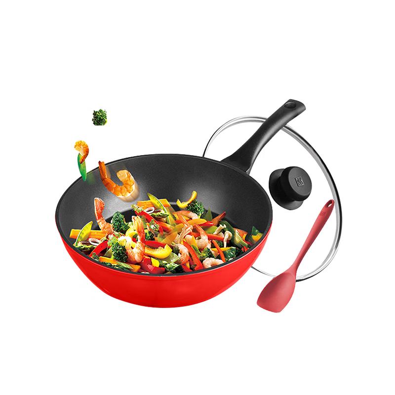 ZWILLING Non-Stick Wok with Silicone Spatula