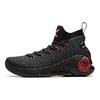 Anta KT4 Klay Thompson Stoßdämpfende Rutschfeste Abriebfeste High-Top Basketballschuhe Herren Sneaker Schwarz Rot 11911101M-14