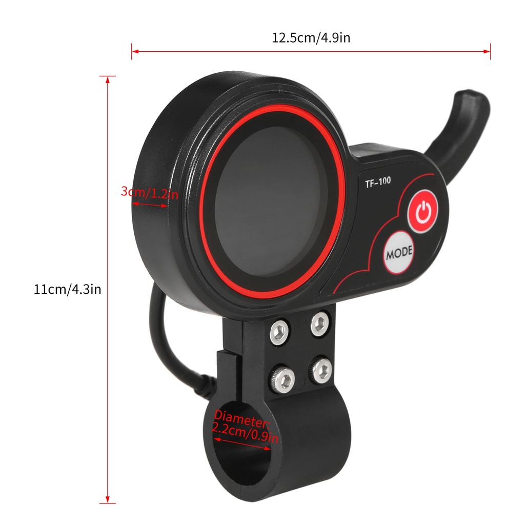 Elektroroller Instrumentenanzeige E-Scooter Armaturenbrett für Kugoo M4 Kick Elektroroller Ersatzteile Skateboard