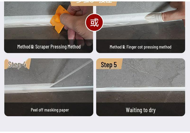 Yuhong Silicone Kitchen & Bathroom Waterproof Mildew-Proof Sealant for Countertops and Basins