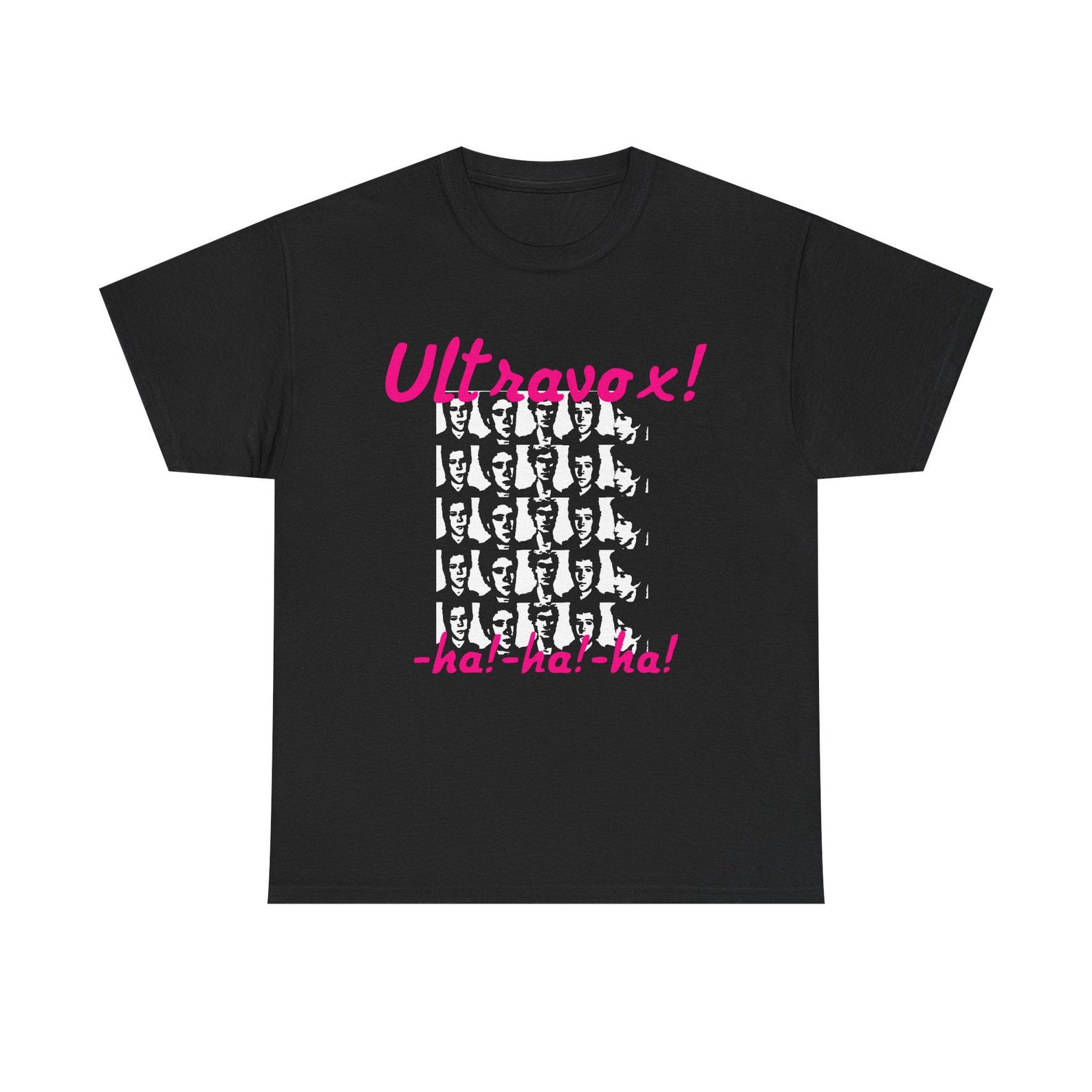 Ultravox Ha Ha Ha Shirt, Classic Punk New Wave Tee, John Foxx Era Graphic T shirt, Vintage Synth Rock Unisex Heavy Cotton M