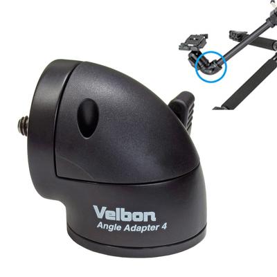 Velbon Tripod Accessory Angle Adapter 4 AZ for Macro and Overhead AMZADAPTER4 0017915890015 Right-Angle Adapter, Aluminum, Photography,