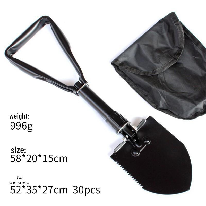Compact Multifunctional Folding Shovel/Pick for Outdoor Camping and Engineering
