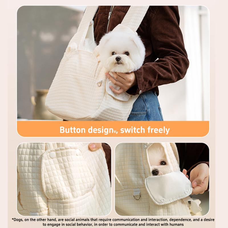 2026 New Portable Pet Backpack Small Outdoor Chest Bag Convenient For Cats Dogs To Travel Outdoors Breathable Soft Comfortable