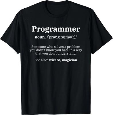 Definitie Programmeur Betekenis - Computerwetenschappen _ Programmeer Cadeau Unisex T-shirt
