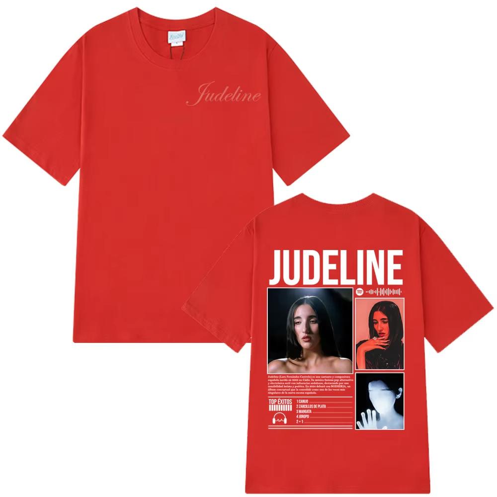 Singer Judeline Album Tour 2026 Print Tees Unisex WoUINISEX Fashion Tshirts Summer Shortsleeved Cotton Aesthetic Male Trend Tshirts
