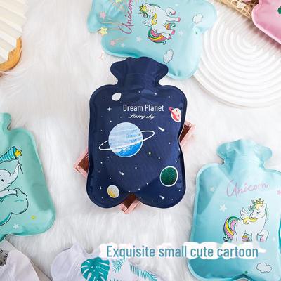 Double-Layer Floral Cartoon Hot Water Bag - Cute, Thickened, and Hand Warmers for Winter