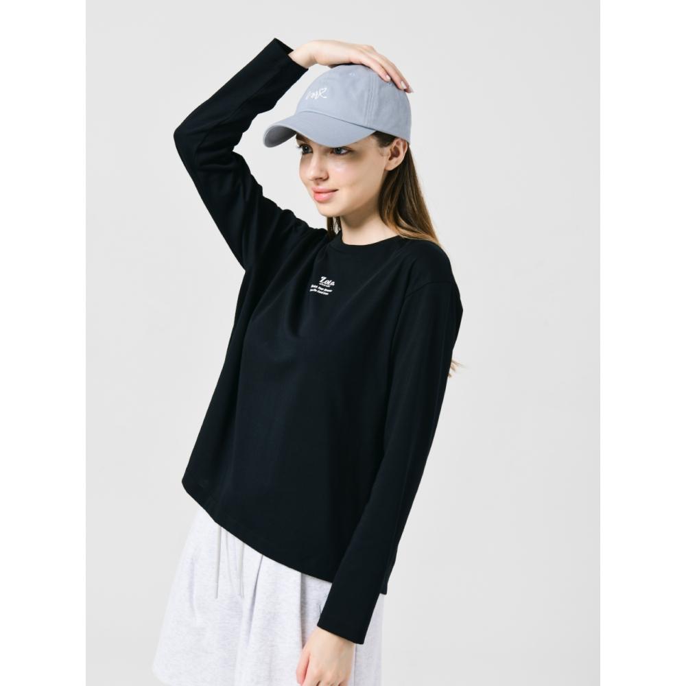 

LORDLOAR Roro Printed Basic Long Sleeve TShirt BLACK