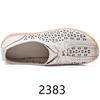 Plus size leather soft-soled hole shoes women's sandals 2026 spring and summer new breathable women's shoes handmade hollowed mother shoes