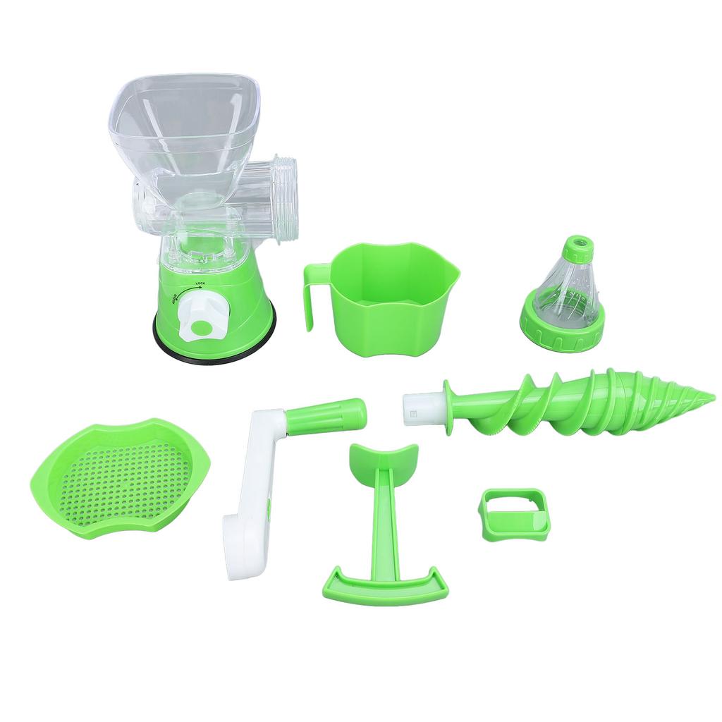 Hand Juicer Labor Saving Easy To Clean Energy Saving Hand Crank Fruits Squeezer for Home Use Red