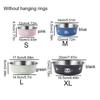 Non-slip Stainless Steel Dog Bowl Cartoon Pet Food Drinking Tray Dogs Food Water Feeder  Indoor