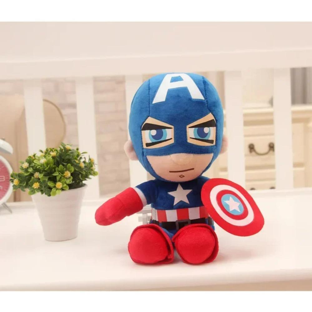 NEU 27cm Mann Spiderman Plüschtiere Filmfiguren Marvel Avengers Weicher Stofftier Held Captain America Eisen Weihnachtsgeschenke für Kinder