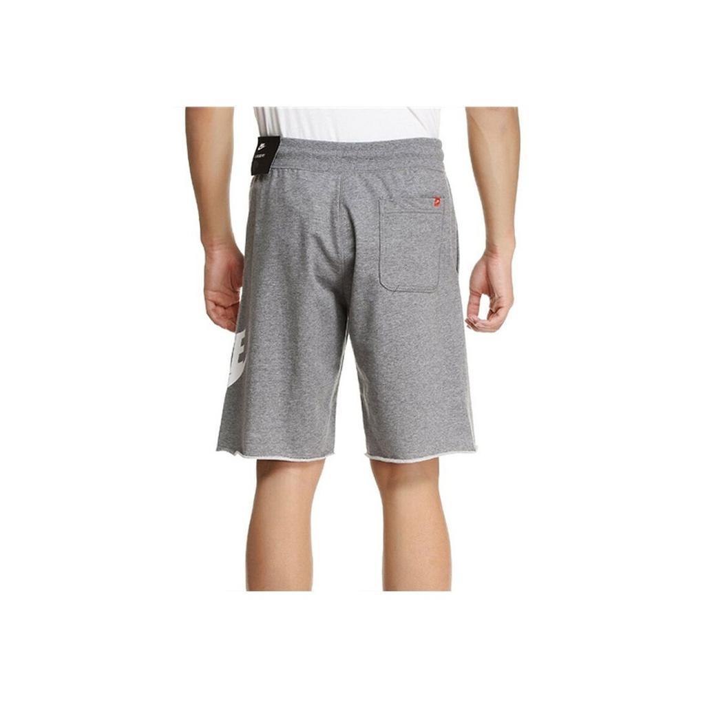 Nike Large Logo Print Drawstring Elastic Loose Mid-Waist Sports Shorts Men Shorts Grey AT5268-063