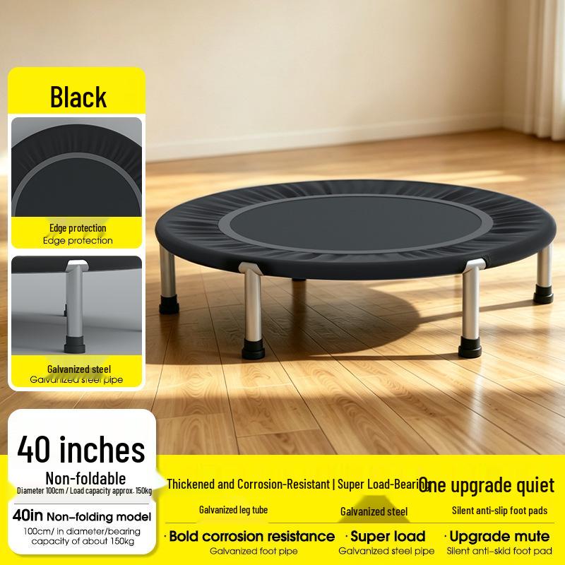 Binnenshuis Fitness Trampoline voor Kinderen & Volwassenen - Springbed met Veren