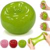 Palla Sensoriale Morbida Spremibile Slush Mela, Giocattolo Antistress, Gioco Spremibile Sensoriale Carino per Ansia, Premi per la Classe