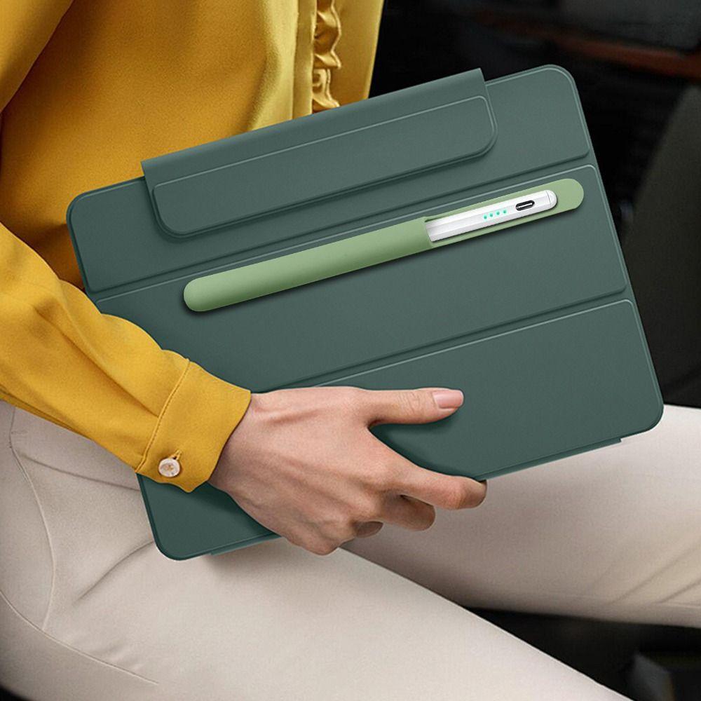 Self-Adhesive Pencil Holder Anti-loss Pen Clip Portable Protective Sleeve