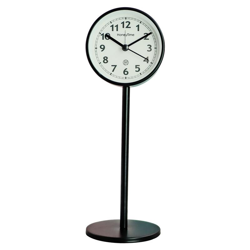 Moderne Schlichte Tischuhr Tischuhr Schreibtisch Wohnzimmer Zuhause Schreibtischuhr Sitzende Pendeluhr Dekorativer Wecker