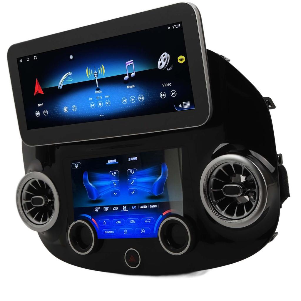 12.3 Inch Car Multimedia Player HD Touchscreen Radio Stereo GPS Navigation Bluetooth Head Unit Replacement for Benz