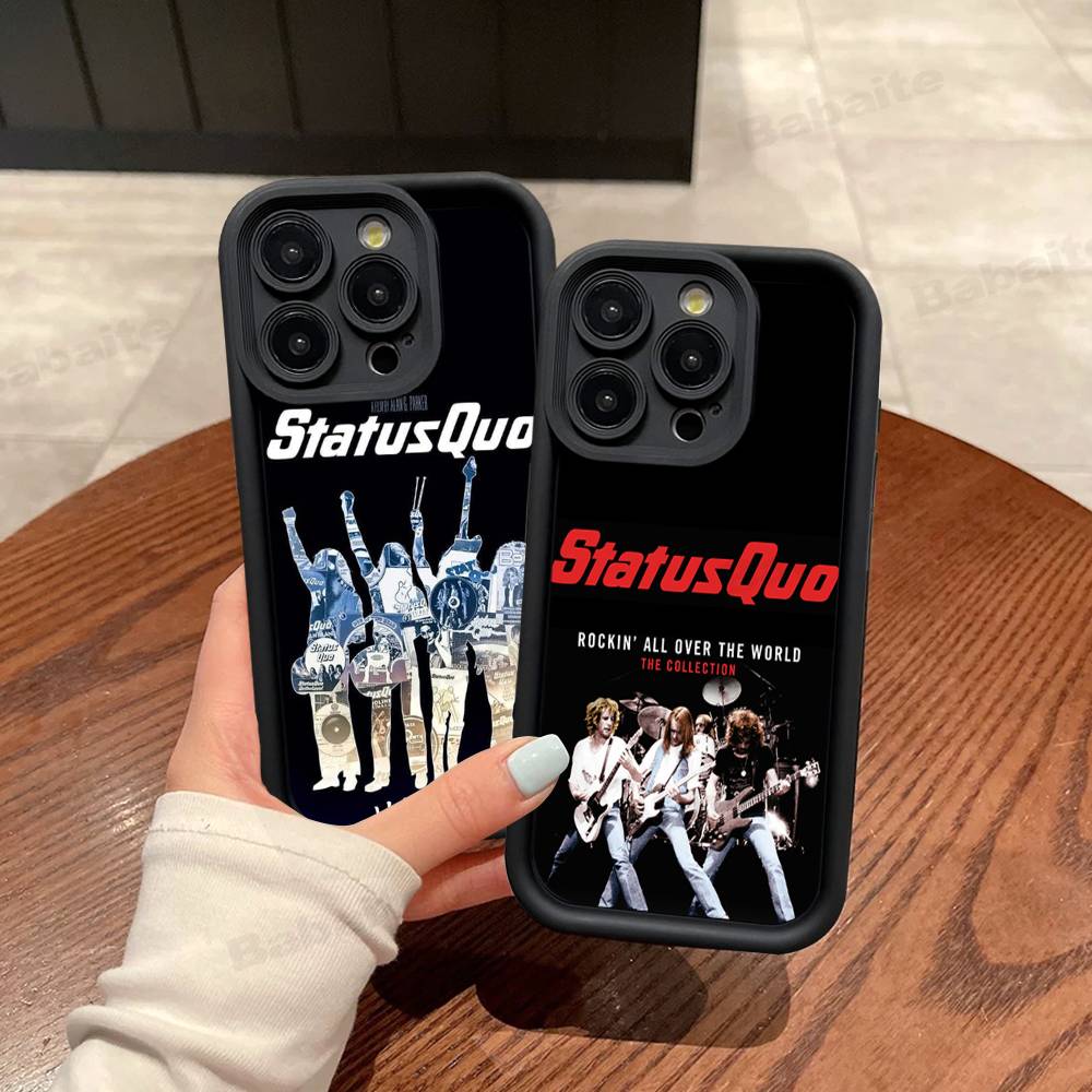 S-STATUS QUO Handyhülle Für IPhone 17 16 15 13 11 12 14 Pro Max Plus Silikon Hülle Schale