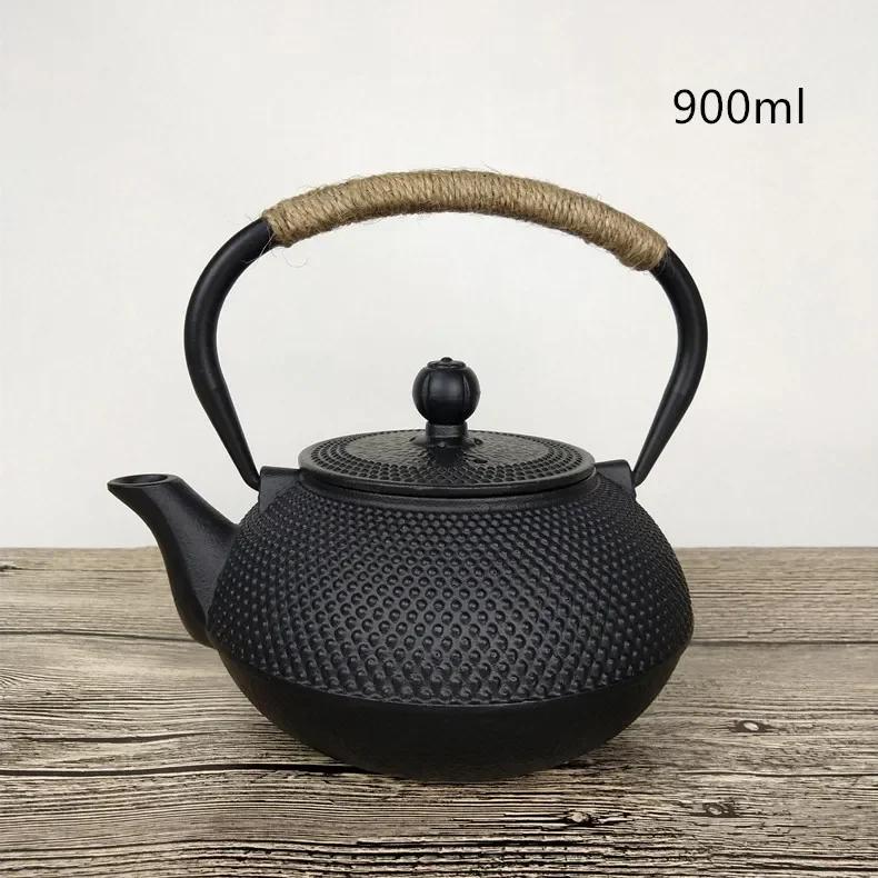 Cast Iron Teapot, Water Boiling Kettle, Healthy No Coating, Household Tea Making Pot, Teaware, Japanese Tetsubin, Iron Bottle